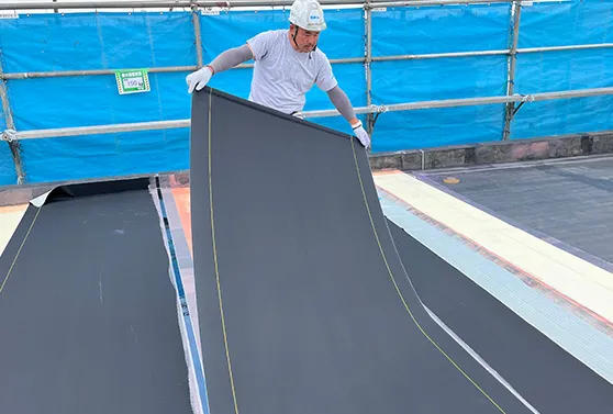 合成ゴム系シート防水